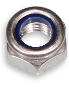 Self-lock. counter nut M 8 SST 1.4401 DIN985 Gleitmo 625/627